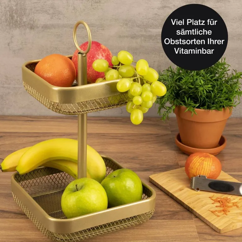 Moritz & Moritz Etagere gold Metall H: ca. 35,5 cm