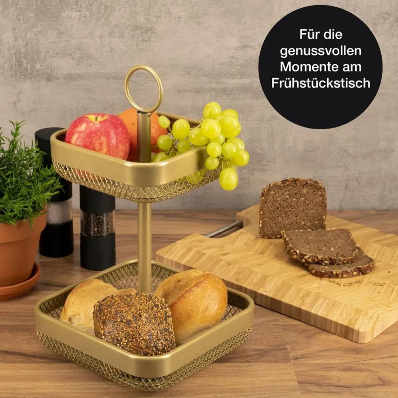 Moritz & Moritz Etagere gold Metall H: ca. 35,5 cm