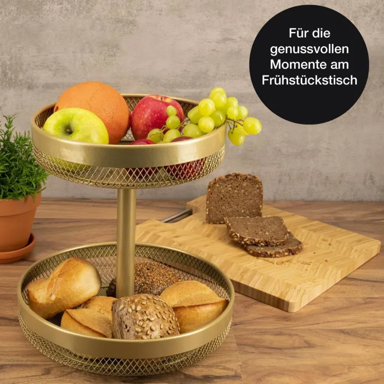 Moritz & Moritz Etagere gold Metall H: ca. 30 cm