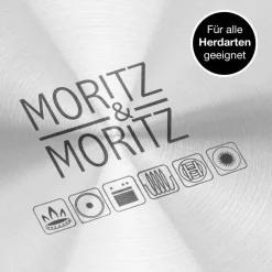 Moritz & Moritz Pfanne silber Edelstahl