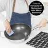 Moritz & Moritz Wokpfanne silber Aluminium