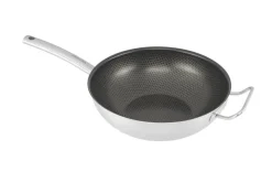 Moritz & Moritz Wokpfanne silber Aluminium