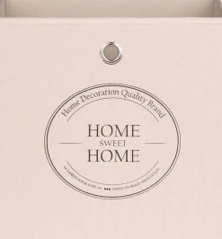 Motivbox Home beige B/H/T: ca. 32x32x32 cm