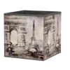 Motivbox Paris dunkelbeige B/H/T: ca. 32x32x32 cm