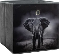 Motivbox Wildlife anthrazit B/H/T: ca. 32x32x32 cm