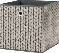 Motivbox Wolle anthrazit B/H/T: ca. 32x32x32 cm