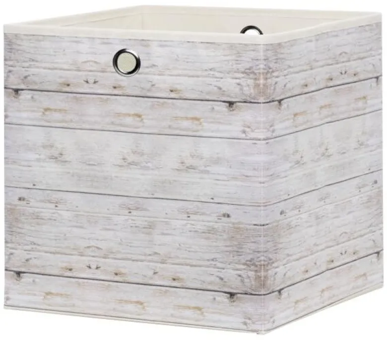 Motivbox Wood beige B/H/T: ca. 32x32x32 cm