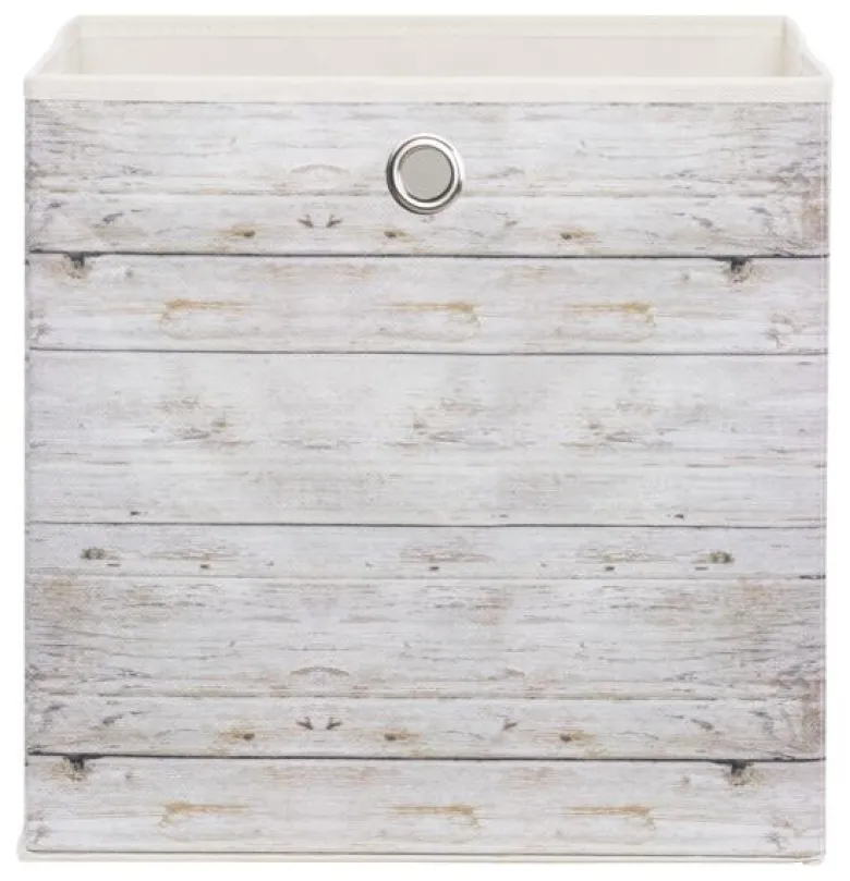Motivbox Wood beige B/H/T: ca. 32x32x32 cm