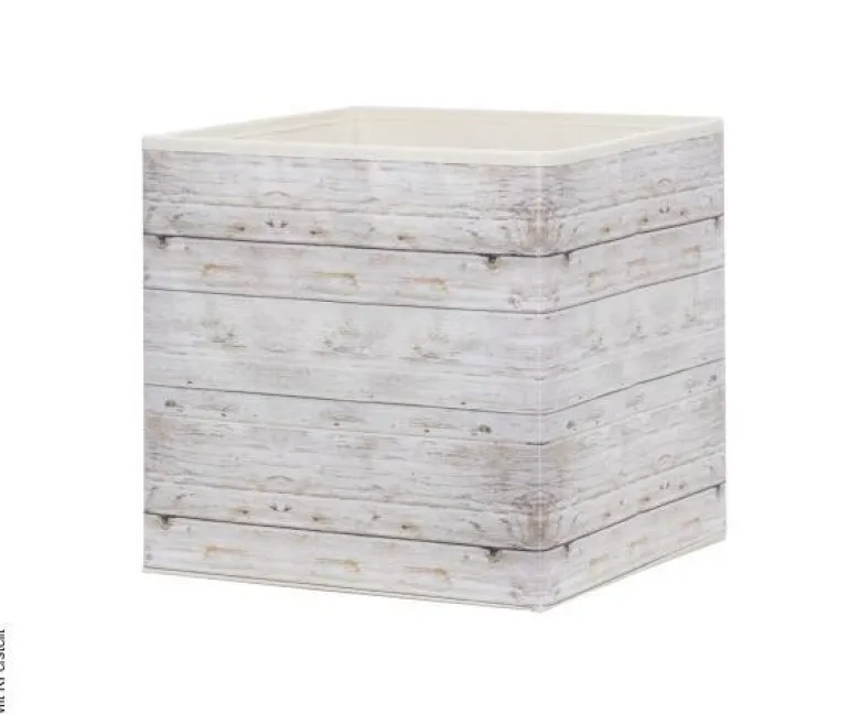 Motivbox Wood beige B/H/T: ca. 32x32x32 cm