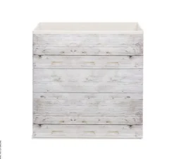 Motivbox Wood beige B/H/T: ca. 32x32x32 cm