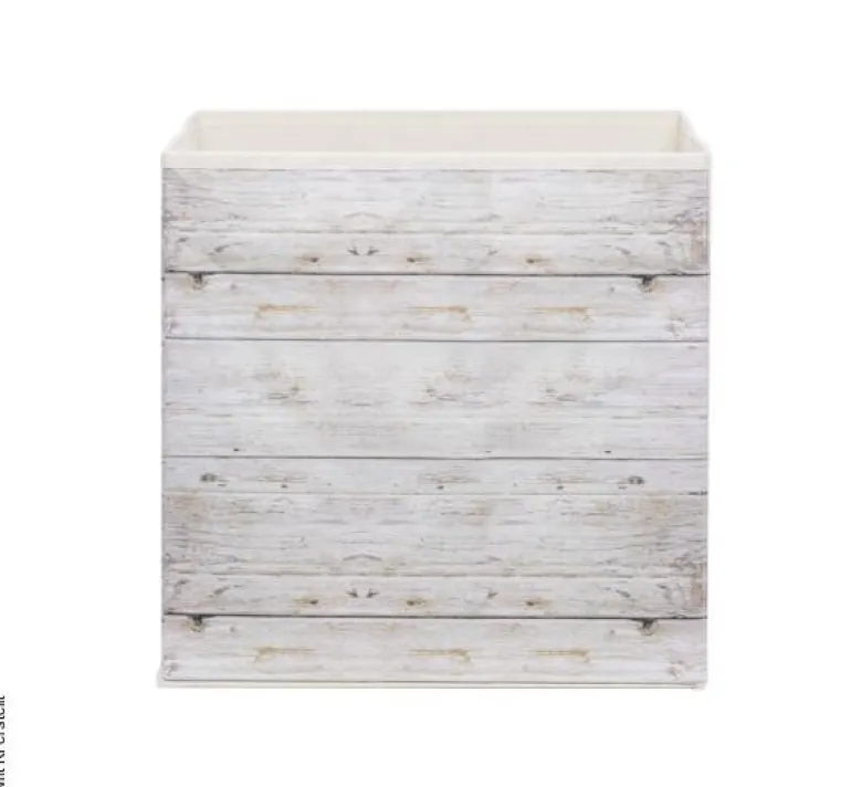 Motivbox Wood beige B/H/T: ca. 32x32x32 cm