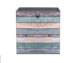 Motivbox Wood bunt anthrazit B/H/T: ca. 32x32x32 cm