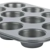 Muffin-Backform grau Stahlblech