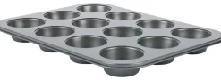 Muffin-Backform grau Stahlblech