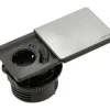 Naber Steckdose 8031152 Alu schwarz B/H/T: ca. 18,1x6,8x9,1 cm