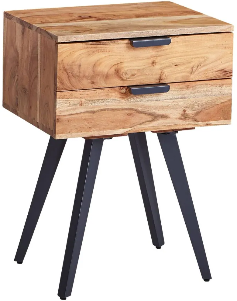 Nachtkonsole braun B/H/T: ca. 47x65x35 cm