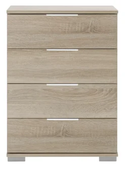 Nachtkonsole Easy Plus Eiche Sägerau Nachbildung B/H/T: ca. 52x74x38 cm