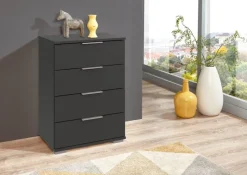 Nachtkonsole Easy Plus Graphit B/H/T: ca. 52x74x38 cm