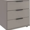 Nachtkonsole Easy Plus Sahara grau B/H/T: ca. 52x58x38 cm