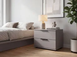 Nachtkonsole Easy Plus Sahara grau B/H/T: ca. 52x40x38 cm