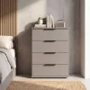 Nachtkonsole Easy Plus Sahara grau B/H/T: ca. 52x74x38 cm