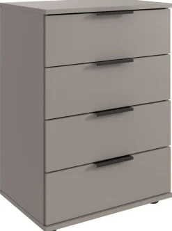 Nachtkonsole Easy Plus Sahara grau B/H/T: ca. 52x74x38 cm