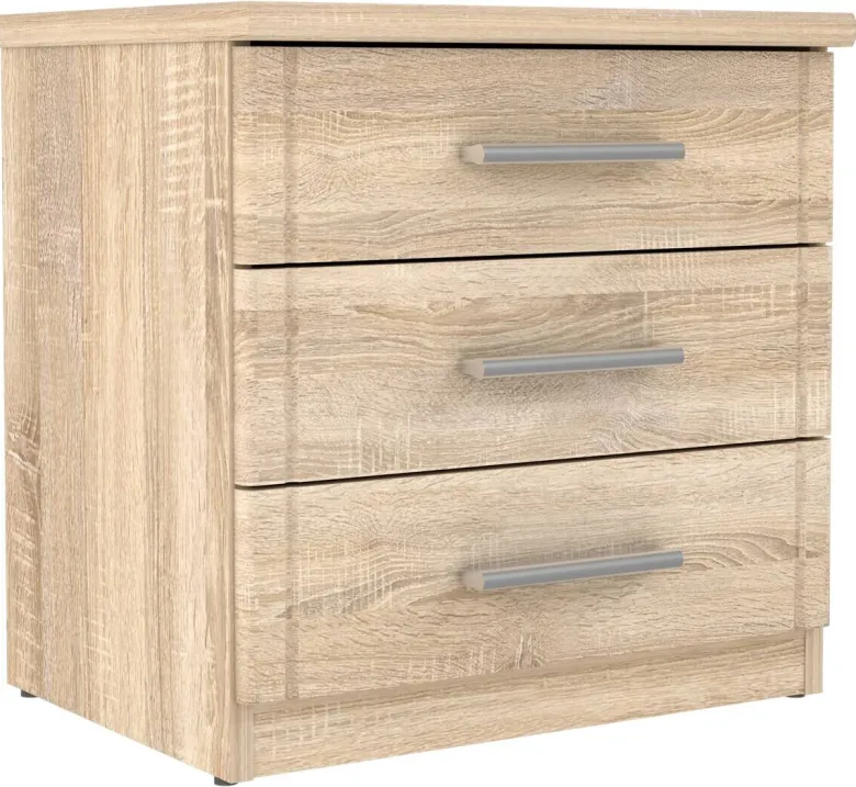 Nachtkonsole Eiche Sonoma Nachbildung B/H/T: ca. 45,2x47,6x34,1 cm