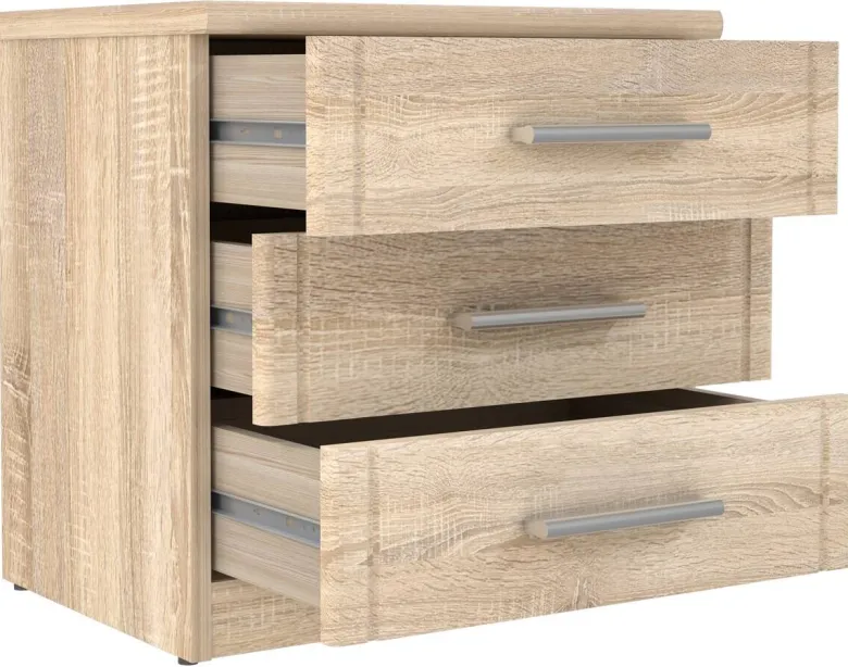 Nachtkonsole Eiche Sonoma Nachbildung B/H/T: ca. 45,2x47,6x34,1 cm