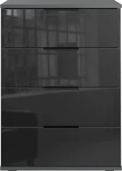 Nachtkonsole Saigon Graphit B/H/T: ca. 52x74x38 cm