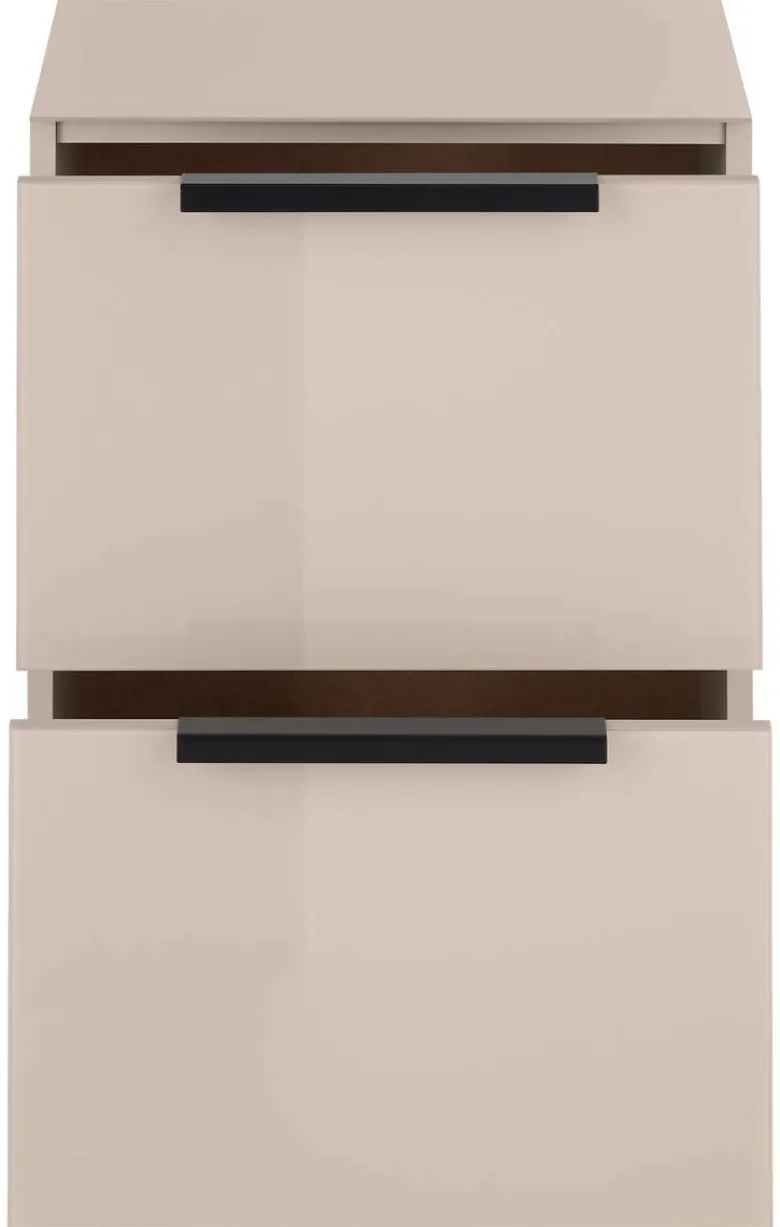 Nachtkonsole Sarino Kaschmir B/H/T: ca. 45x61x40 cm