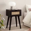 Nachtkonsole schwarz B/H/T: ca. 40x60x30 cm