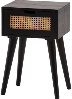 Nachtkonsole schwarz B/H/T: ca. 40x60x30 cm