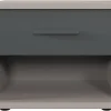 Nachtschrank Bahamas Sahara grau B/H/T: ca. 46x38x40 cm