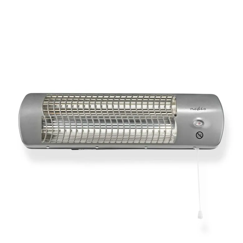 Nedis Badezimmer-Heizung grau Metall B/H/L: ca. 56x16x10 cm ca. 1200 W