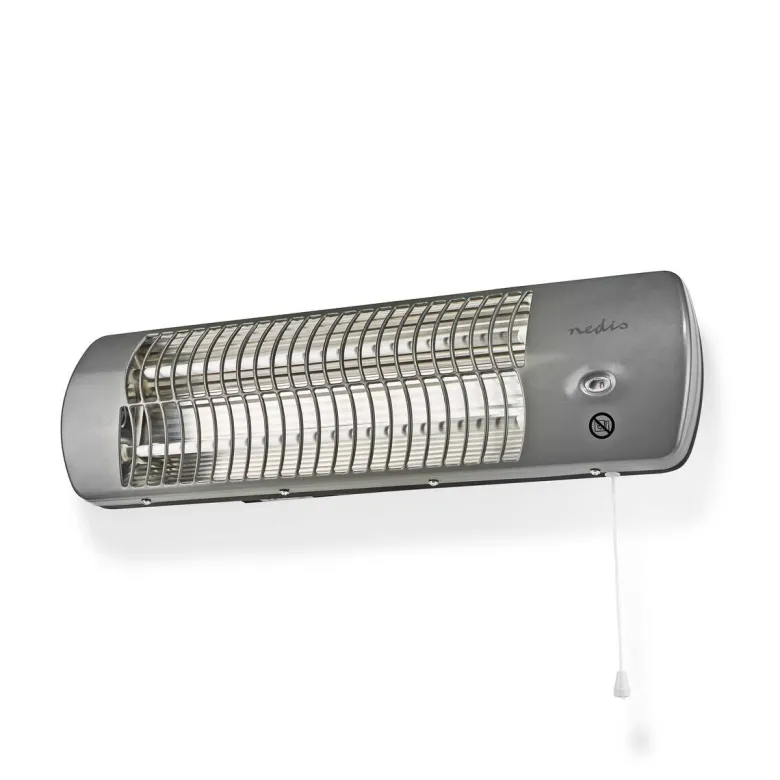 Nedis Badezimmer-Heizung grau Metall B/H/L: ca. 56x16x10 cm ca. 1200 W