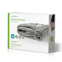 Nedis Elektrische Bettdecke grau B/H/L: ca. 180x2x130 cm ca. 120 W