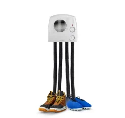 Nedis Schuhtrockner weiß Kunststoff B/H/L: ca. 26x42x9,4 cm ca. 350 W
