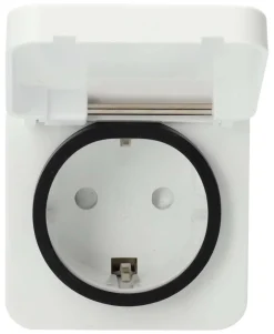 Nedis Smart-Stecker weiß grau Polycarbonat B/H/L: ca. 6x9,9x6 cm