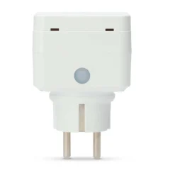 Nedis Smart-Stecker weiß grau Polycarbonat B/H/L: ca. 6x9,9x6 cm
