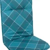 Neutral Auflage Ida blau Polyester B/H/L: ca. 50x5x116 cm