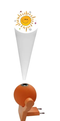Niermann Stecker-Nachtlicht Sunny orange