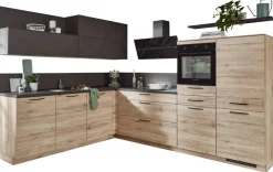nobilia Winkelküche Riva Eiche San-Remo Nachbildung B/T: ca. 305x245 cm