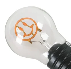 Nolo Akku-LED-Dekoleuchte Smily H/D: ca. 12x7 cm