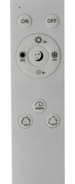 Nolo Deckenleuchte Starry weiß Metall Kunststoff B/H/L: ca. 39,5x6,5x39,5 cm