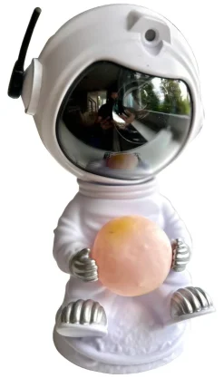 Nolo Dekoleuchte Astronaut weiß Kunststoff B/H/L: ca. 13x26x13 cm