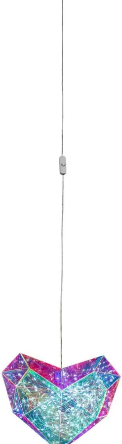 Nolo Dekoleuchte Herz transparent B/H/L: ca. 20x6,5x23 cm