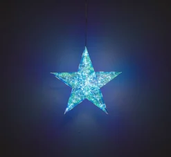 Nolo Dekoleuchte Star transparent B/H/L: ca. 30x10x30 cm