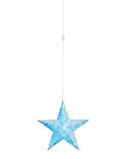 Nolo Dekoleuchte Star transparent B/H/L: ca. 30x10x30 cm