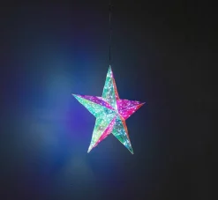 Nolo Dekoleuchte Star transparent B/H/L: ca. 30x10x30 cm