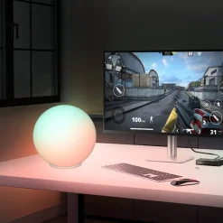 Nolo Gaming-RGB-Leuchte DISC B/H/L: ca. 10,6x17,5x16,4 cm